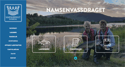 Desktop Screenshot of namsenvassdraget.no