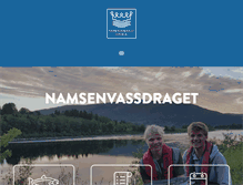 Tablet Screenshot of namsenvassdraget.no